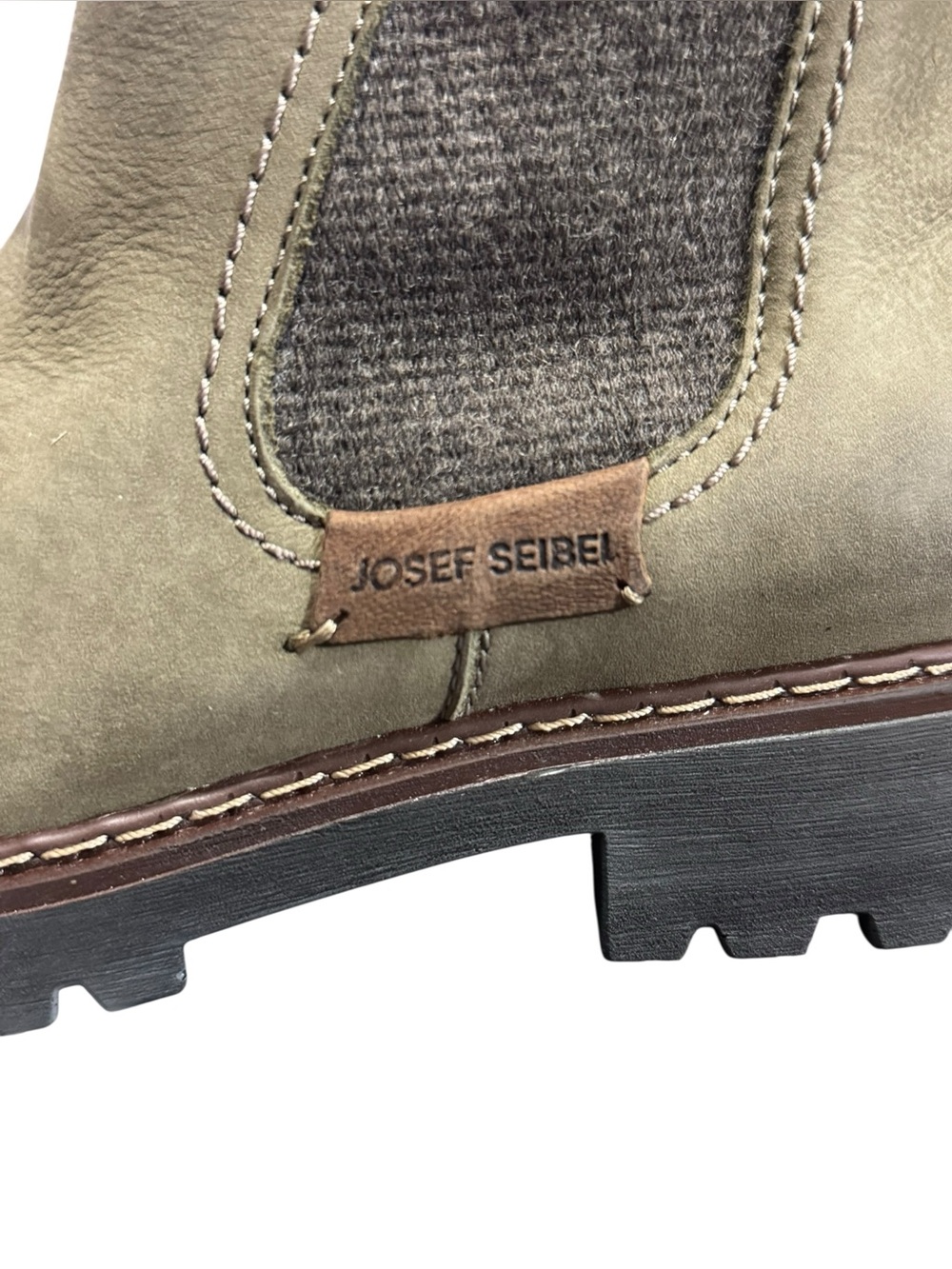 Josef Seibel Olive Green Marta Boots Sz 9-9.5 EU 40 New In Box - Picture 8 of 14